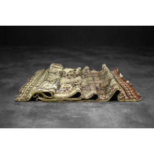 Vintage Hand-Woven Oriental Long Nomadic Qashqai Rug, 1920s