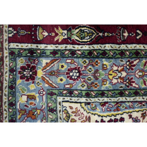Vintage Hand-Woven Middle Eastern Oriental Baluch Prayer Rug, 1960s