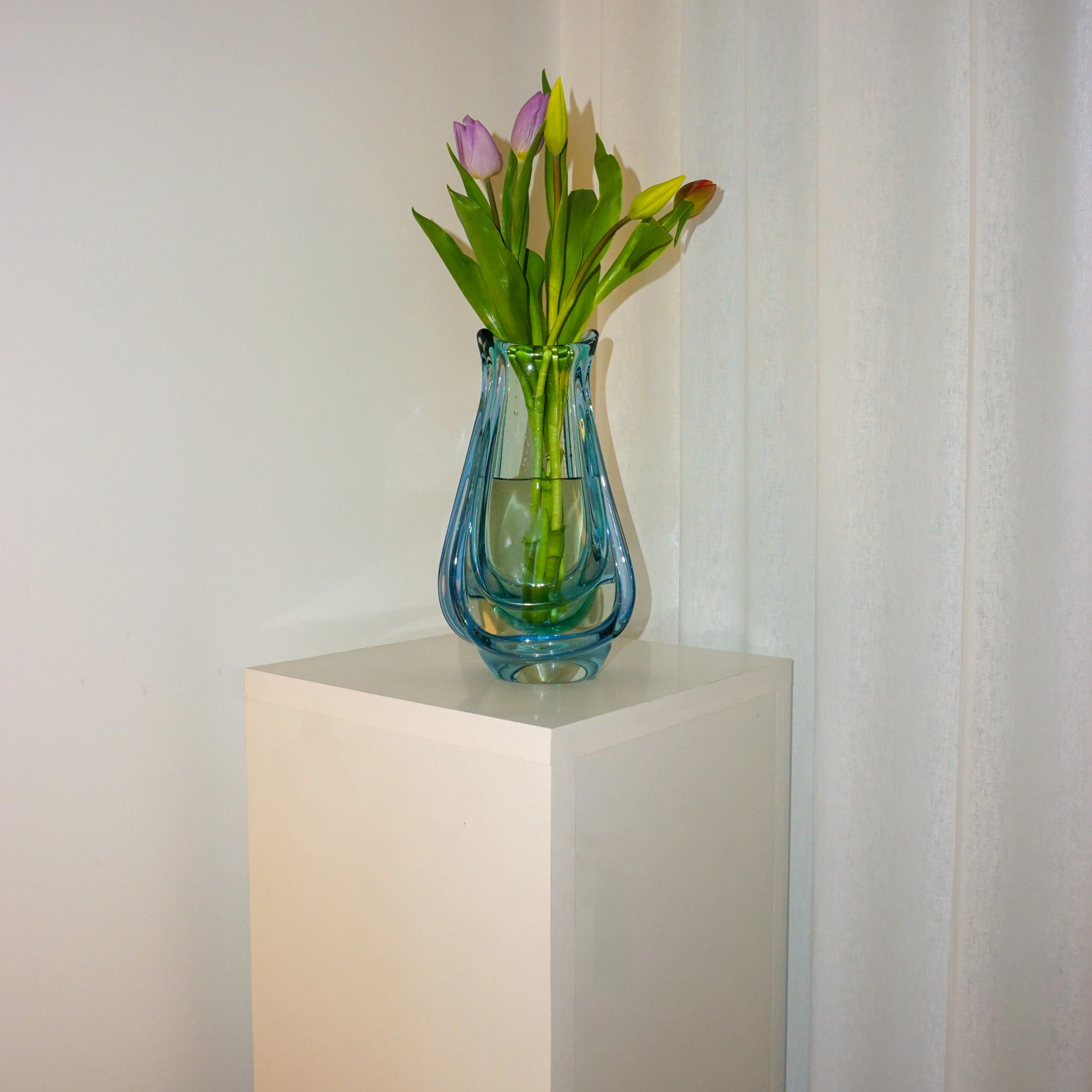 Vase by Frantisek ZEMEK MSTISOV Czech, 1960