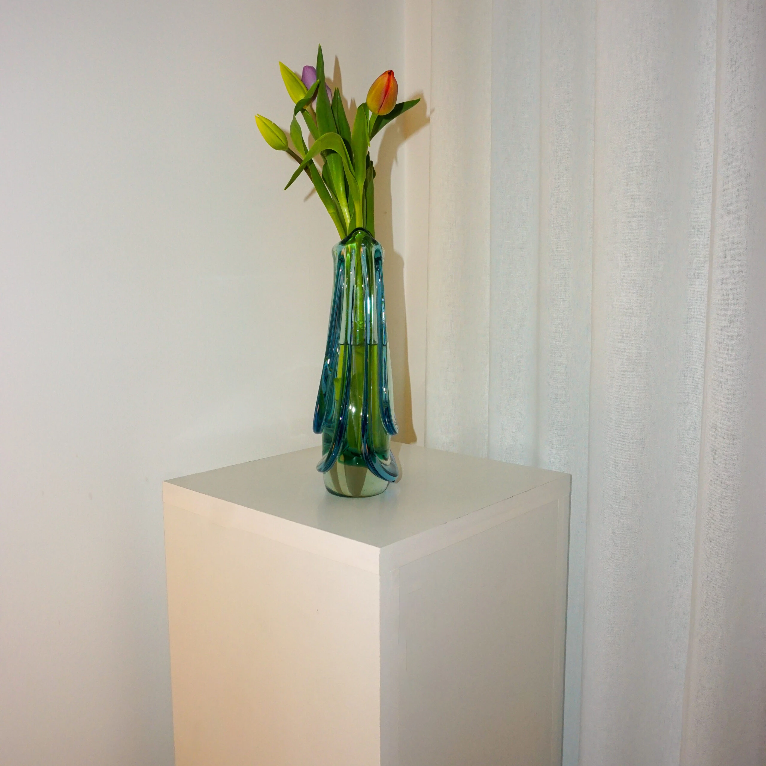 Vase by Frantisek ZEMEK MSTISOV Czech, 1960