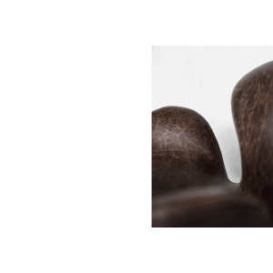 Mid-Century Danish Modern Brown Leather Swan Chair by Arne Jacobsen for Fritz Hansen, 1958