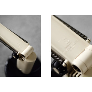 Vintage Mid-Century Scandianavian Modern Beige Plastic Lucifer Table Lamp by Tom Ahlström & Hans Ehrich for Fagerhults, 1975