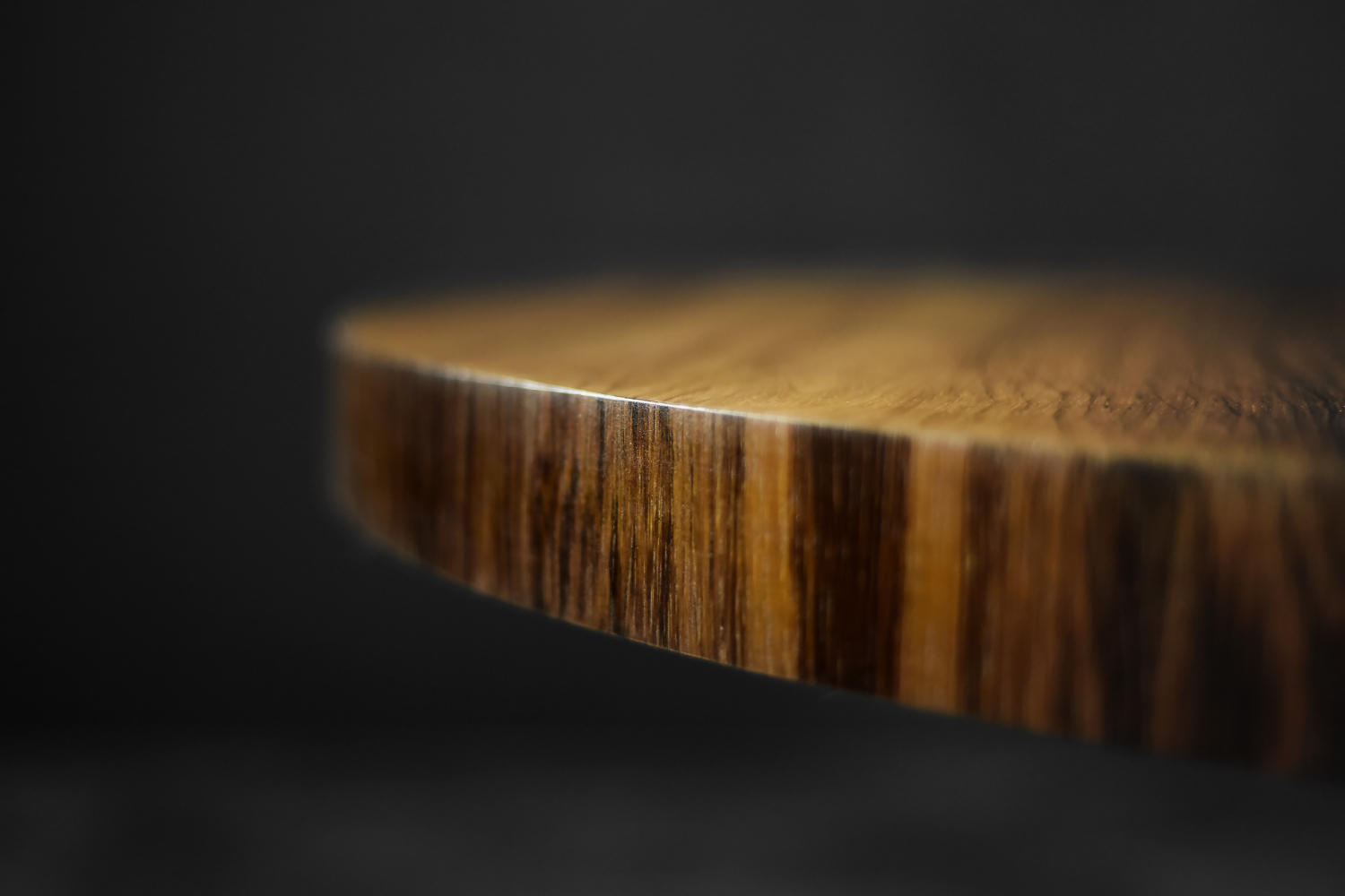 Vintage Mid-Century German Modern Round Rosewood Coffee Table from Ilse Möbel, 1970s