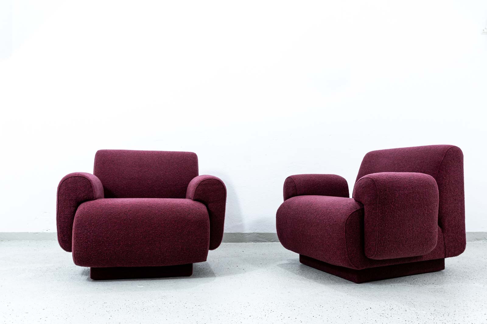 Pair Of Modular Lounge Chairs By Eberhard Geißler, Oelsa, Germany, 1970’s