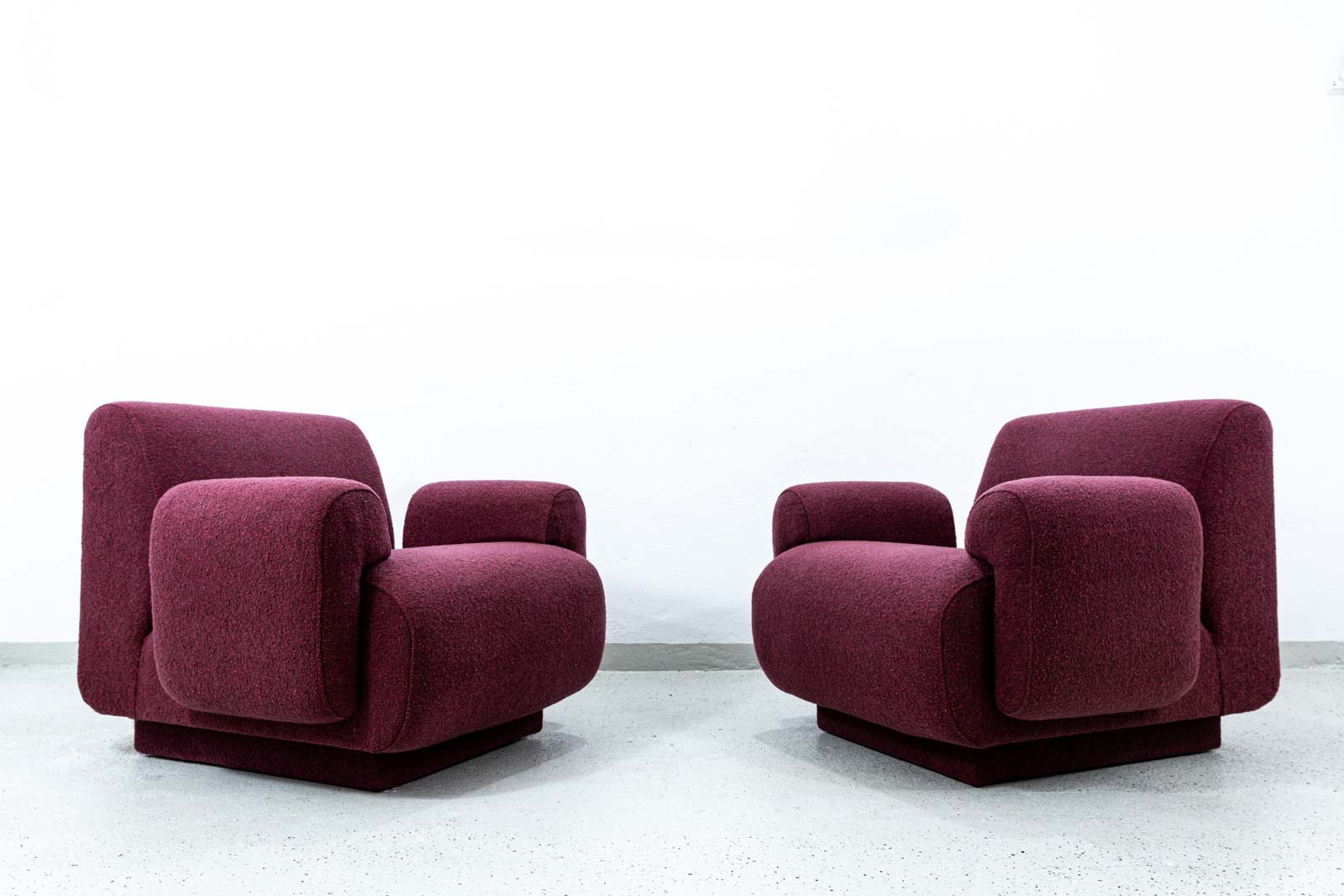 Pair Of Modular Lounge Chairs By Eberhard Geißler, Oelsa, Germany, 1970’s