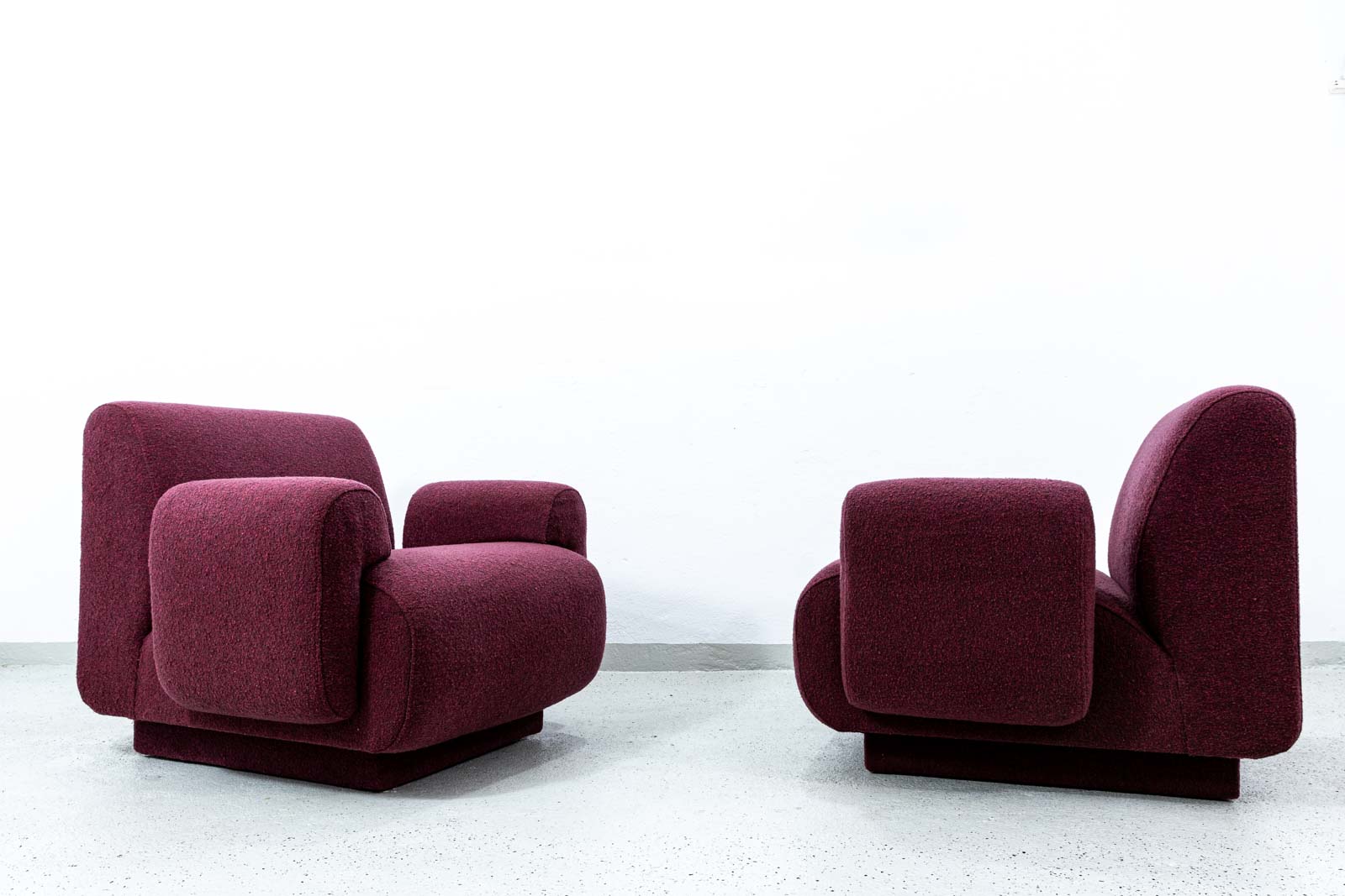 Pair Of Modular Lounge Chairs By Eberhard Geißler, Oelsa, Germany, 1970’s