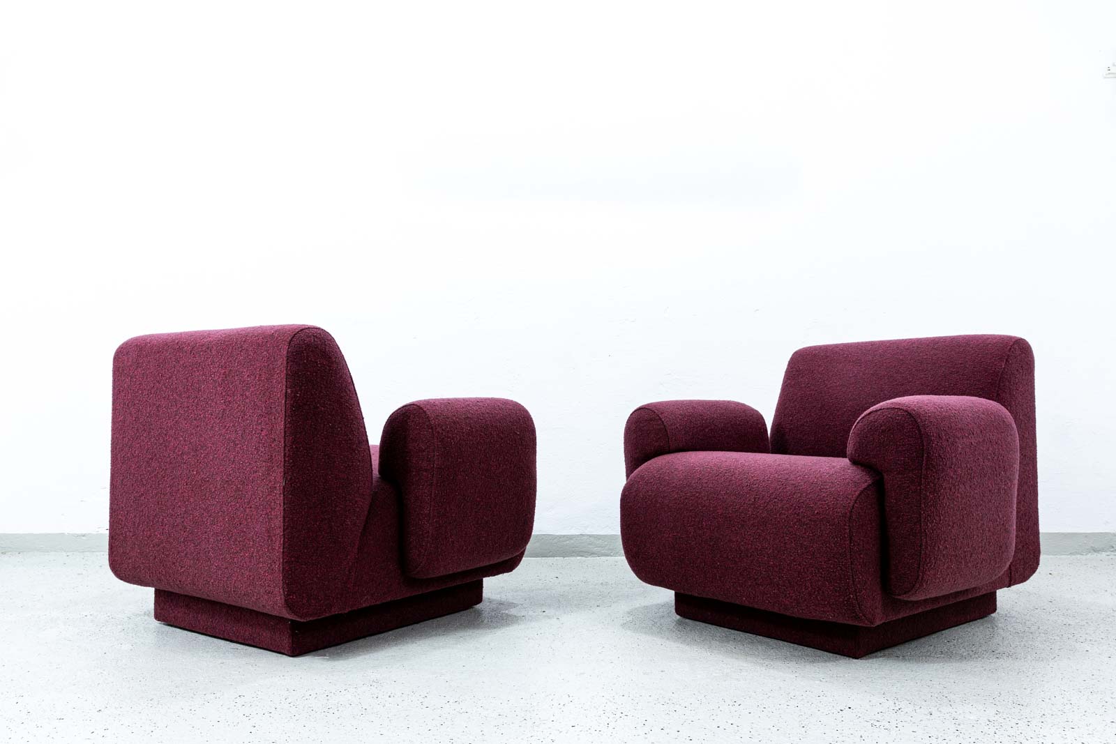 Pair Of Modular Lounge Chairs By Eberhard Geißler, Oelsa, Germany, 1970’s