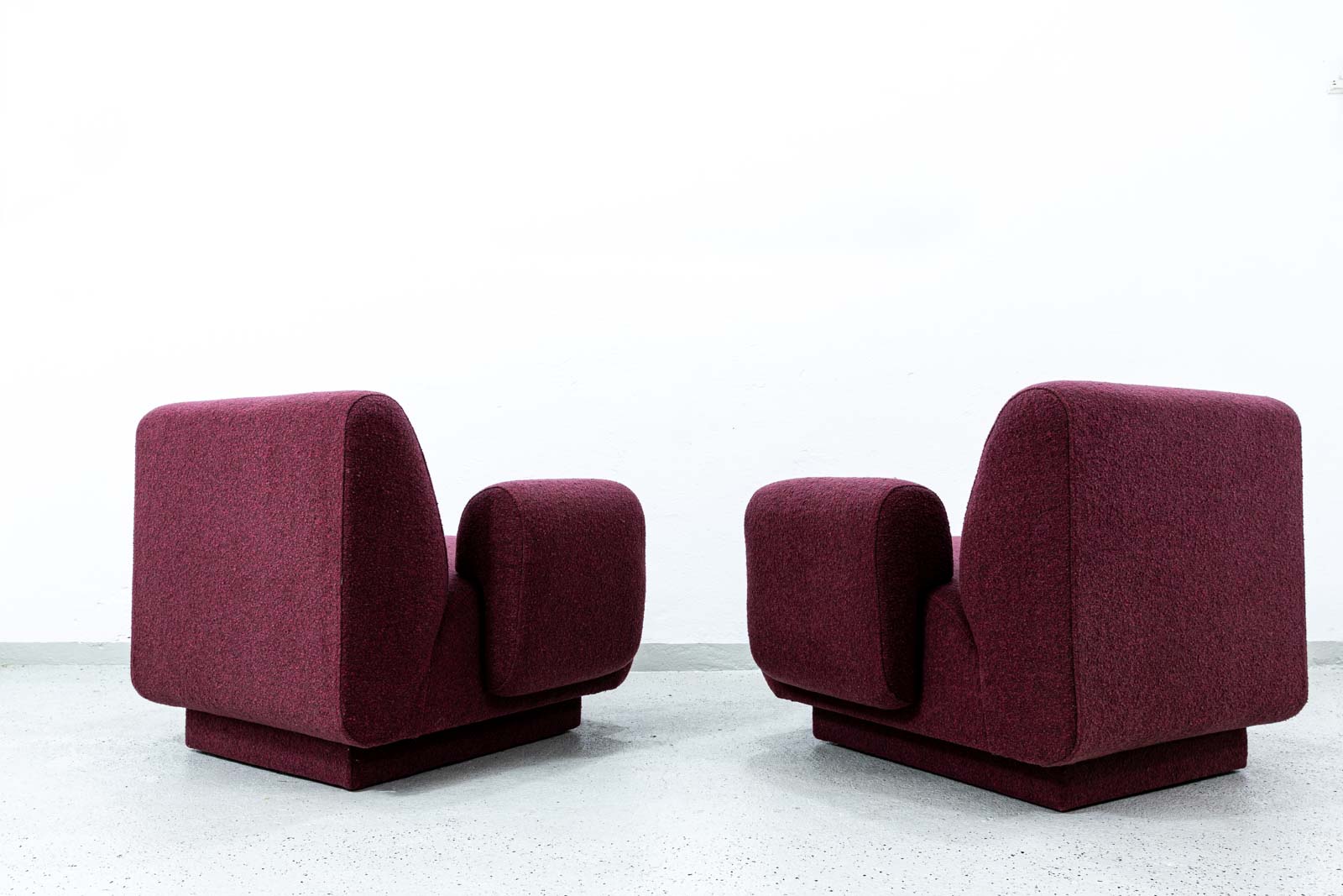 Pair Of Modular Lounge Chairs By Eberhard Geißler, Oelsa, Germany, 1970’s