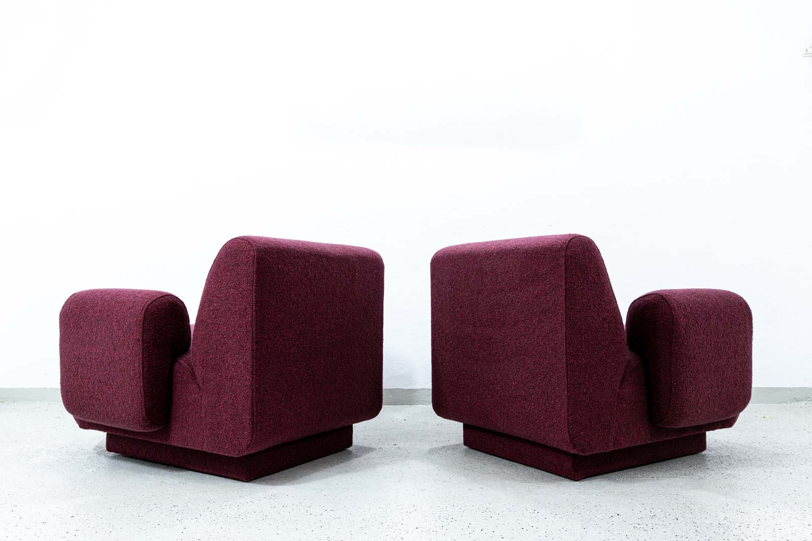 Pair Of Modular Lounge Chairs By Eberhard Geißler, Oelsa, Germany, 1970’s