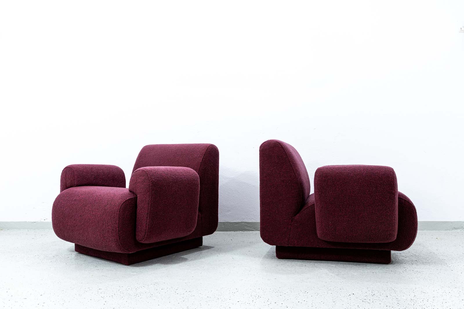 Pair Of Modular Lounge Chairs By Eberhard Geißler, Oelsa, Germany, 1970’s