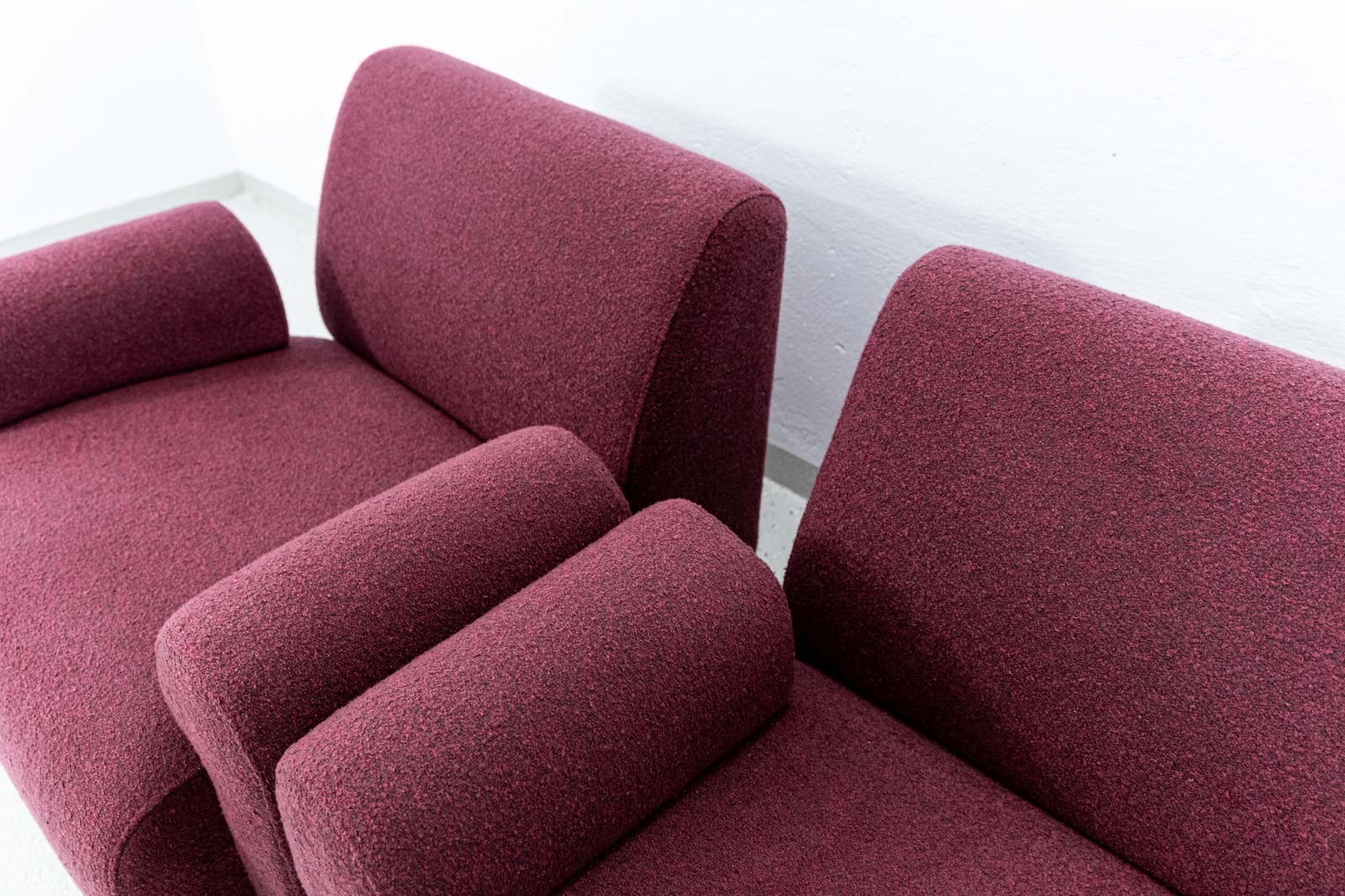 Pair Of Modular Lounge Chairs By Eberhard Geißler, Oelsa, Germany, 1970’s