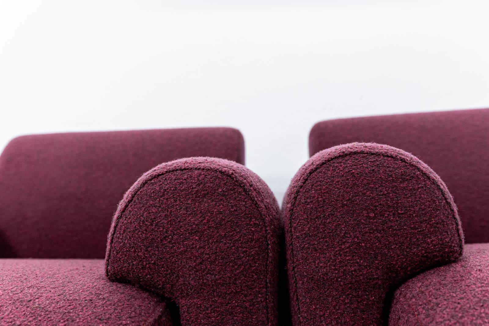 Pair Of Modular Lounge Chairs By Eberhard Geißler, Oelsa, Germany, 1970’s