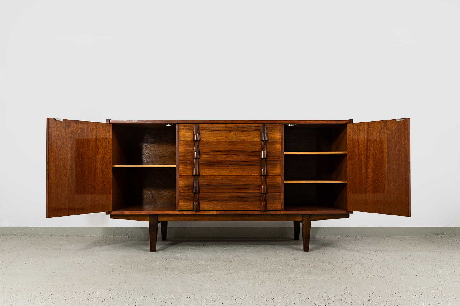Sideboard By Rajmund Teofil Hałas, Poland, 1960’s