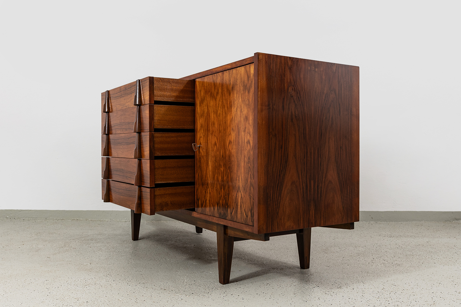 Sideboard By Rajmund Teofil Hałas, Poland, 1960’s