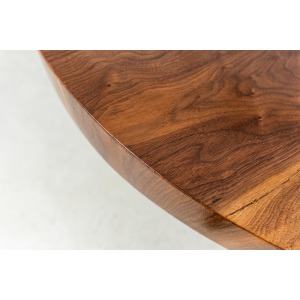 Round Extendable Dining Table, Poland, 1950's