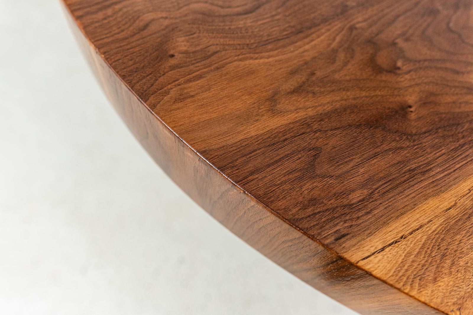 Round Extendable Dining Table, Poland, 1950's