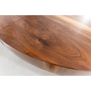 Round Extendable Dining Table, Poland, 1950's