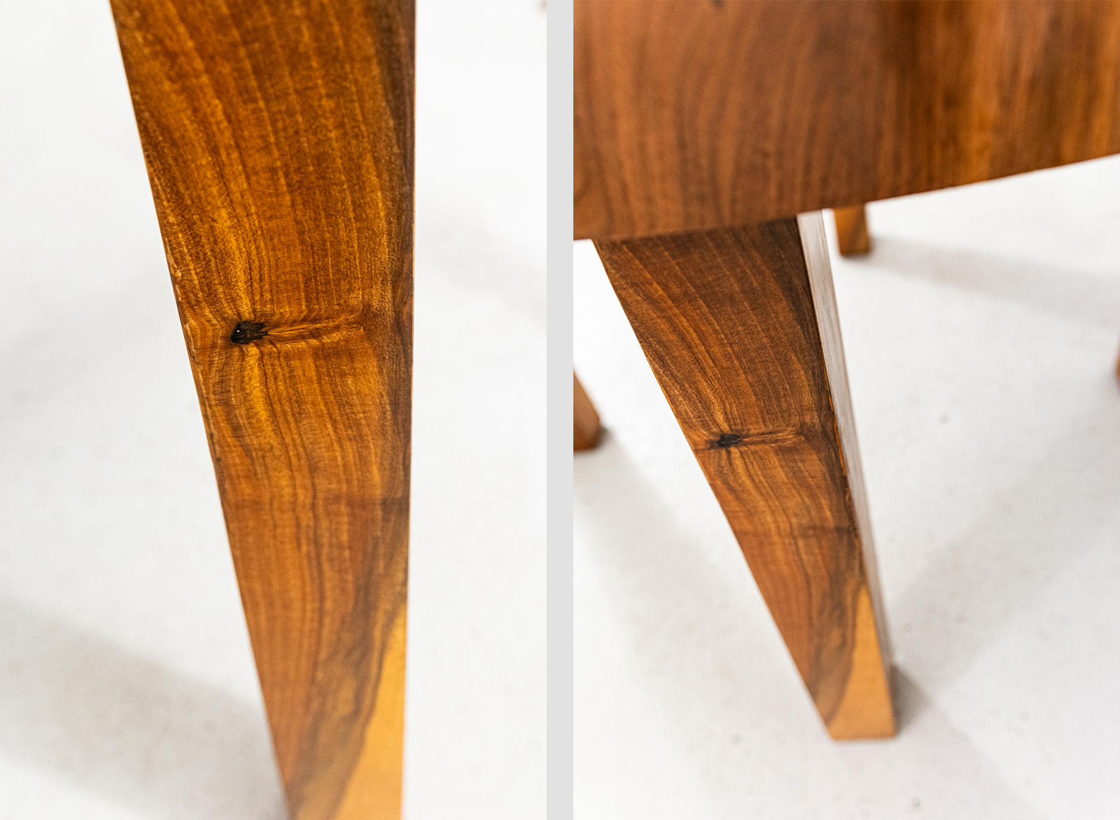 Round Extendable Dining Table, Poland, 1950's