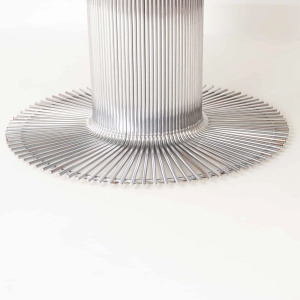 Chromed Table By Gastone Rinaldi, 1970