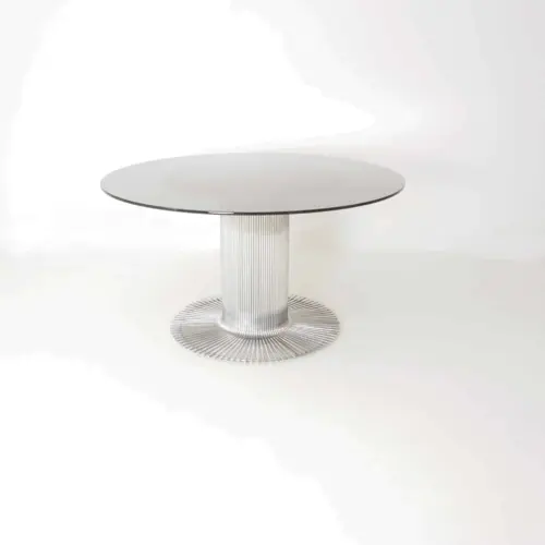 Chromed Table By Gastone Rinaldi, 1970