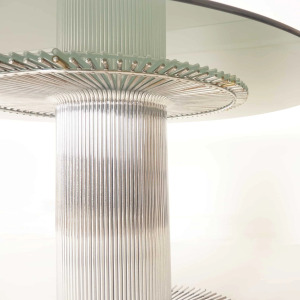 Chromed Table By Gastone Rinaldi, 1970
