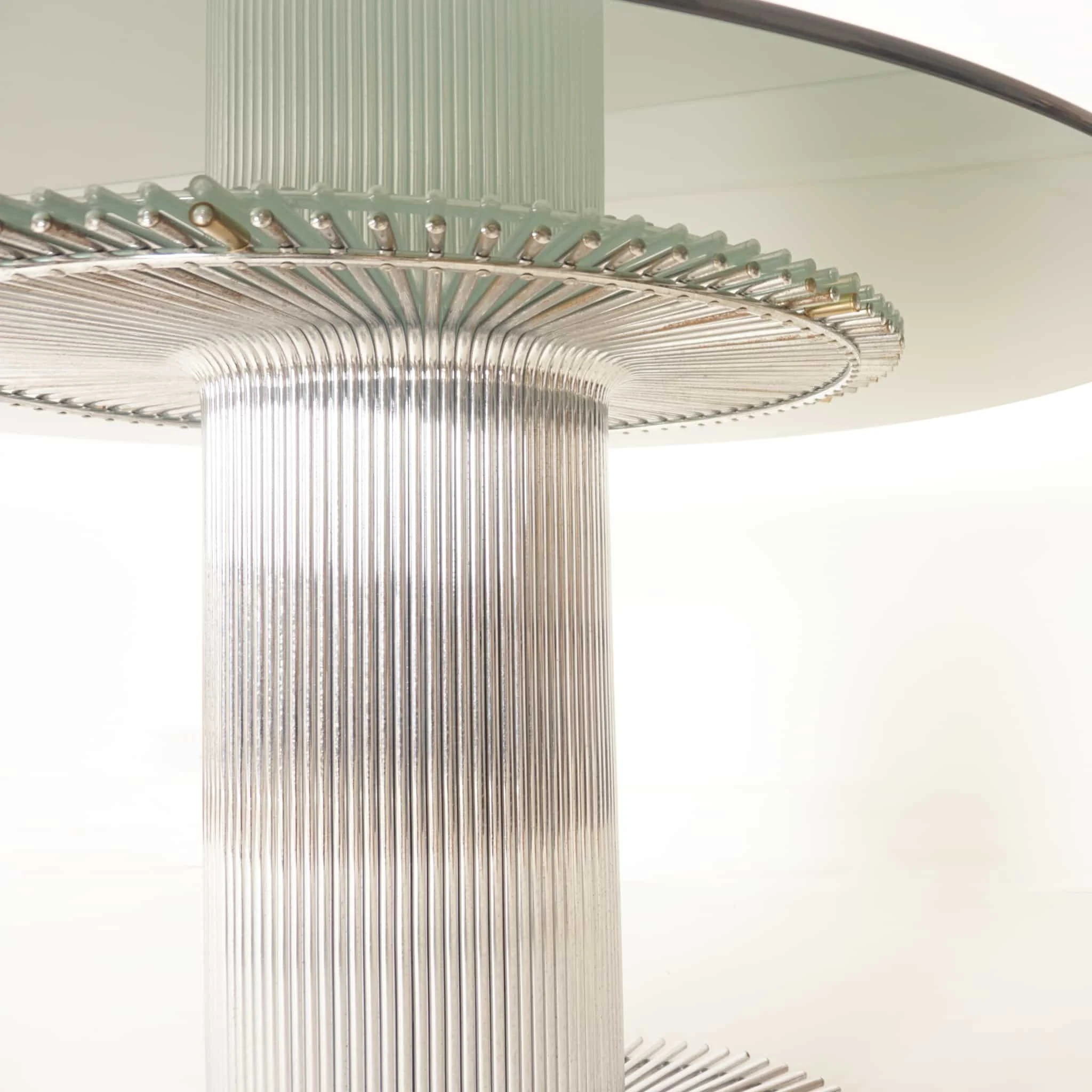 Chromed Table By Gastone Rinaldi, 1970