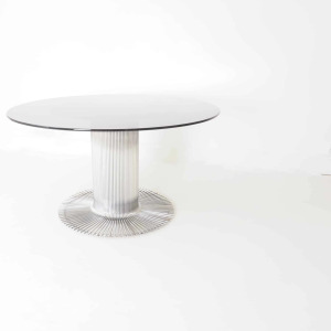 Chromed Table By Gastone Rinaldi, 1970