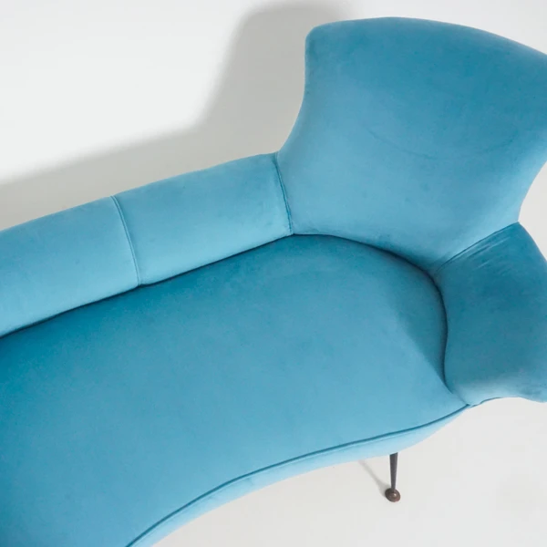 Gigi Radice Curved Sofa, 1950s