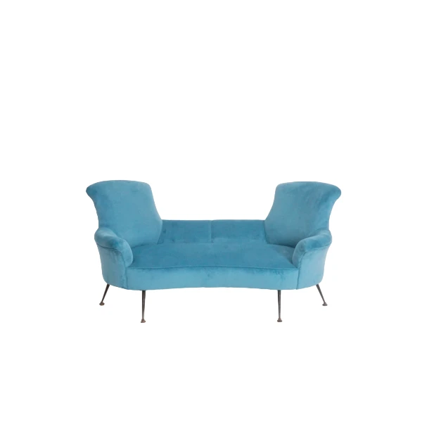 Gigi Radice Curved Sofa, 1950s