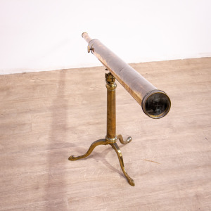 Large Victorian Brass Telescope by Dollond of London