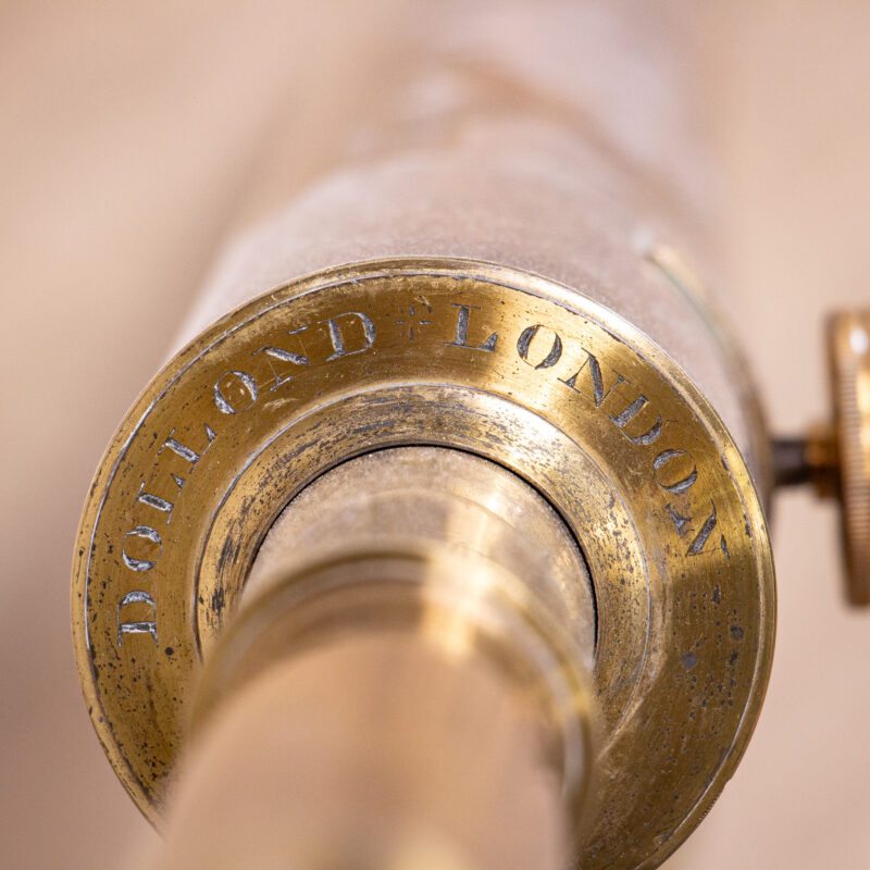 Large Victorian Brass Telescope by Dollond of London