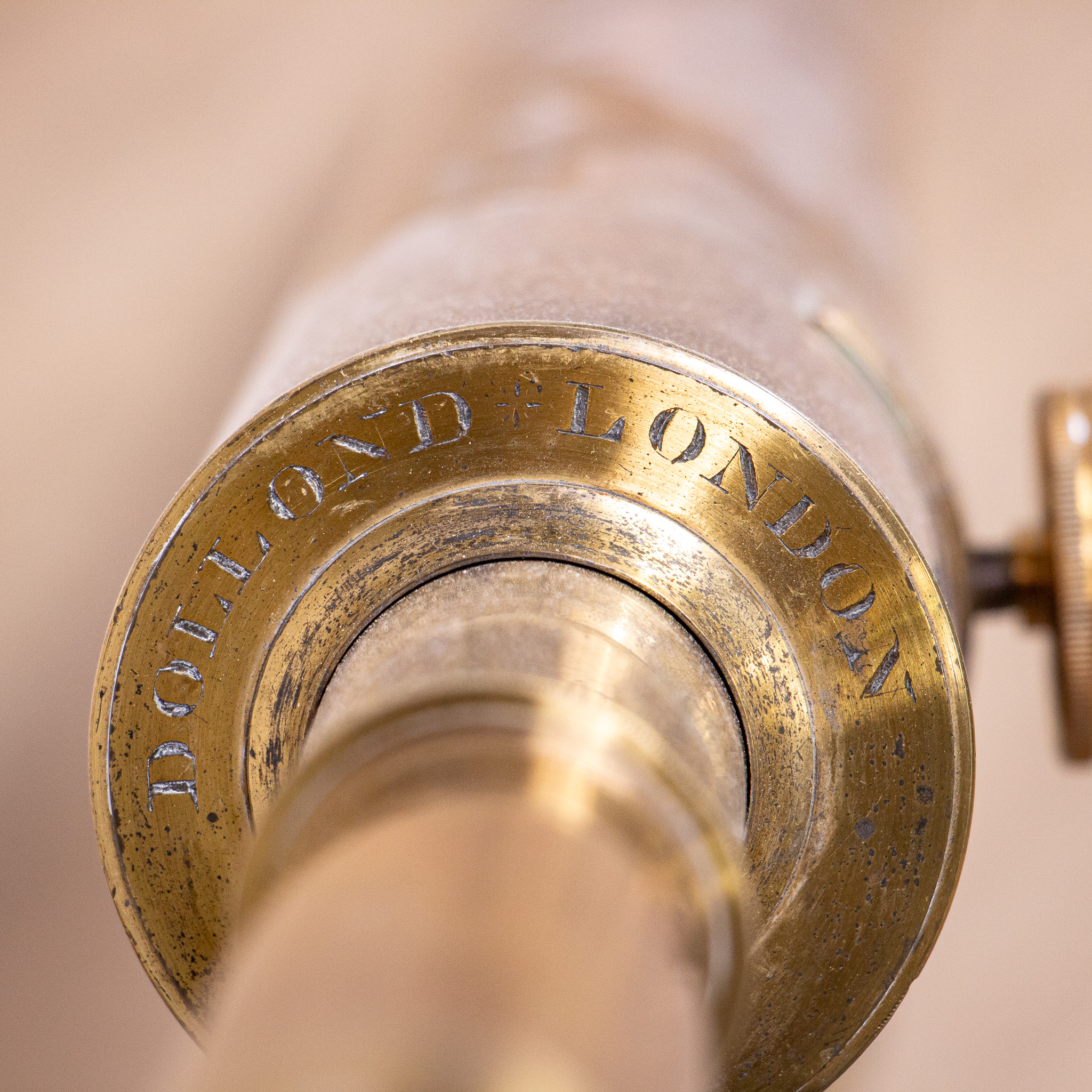 Large Victorian Brass Telescope by Dollond of London