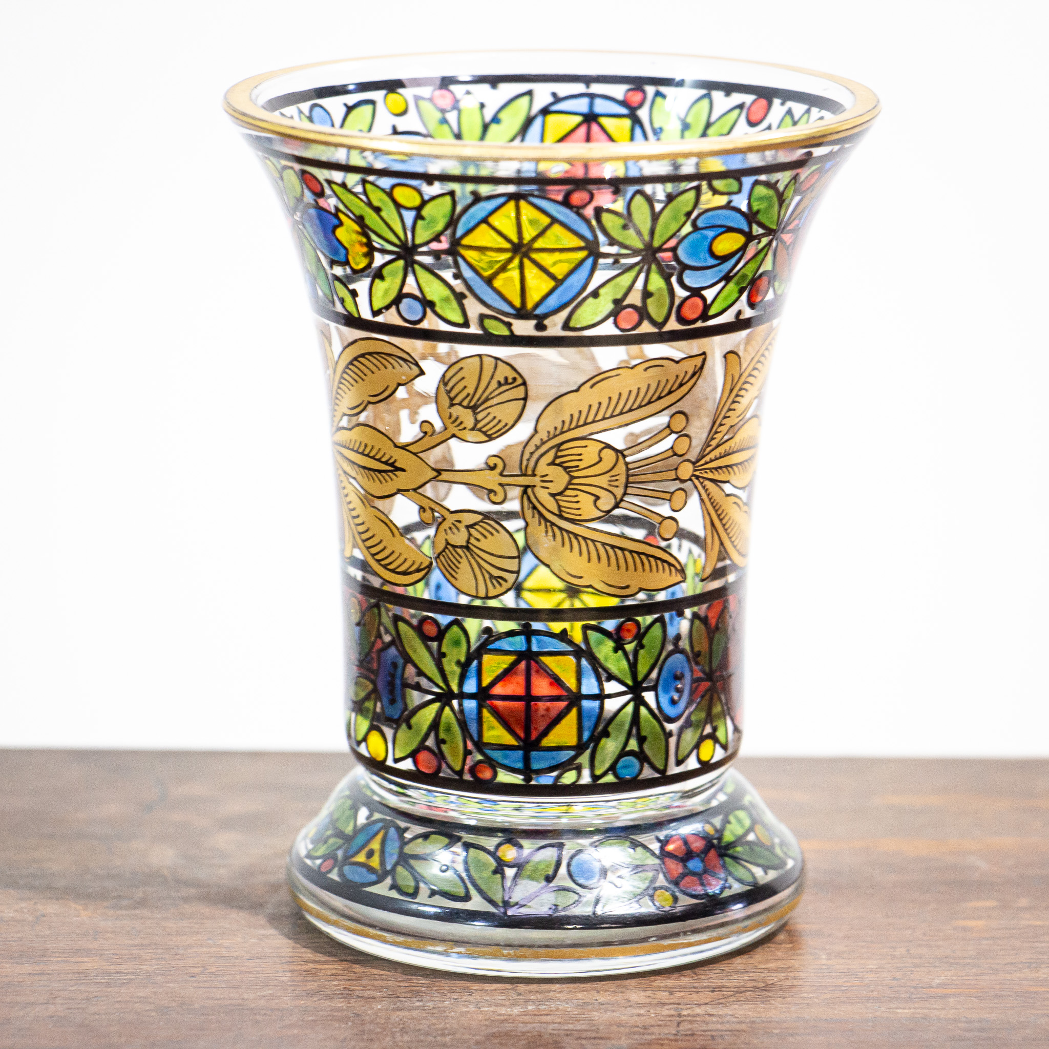 Julius Mulhaus Bohemian Glass Beaker