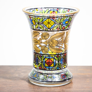 Julius Mulhaus Bohemian Glass Beaker