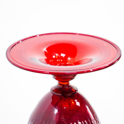 Salviati Murano Red Neoclassical Gilt Vase - Image 10