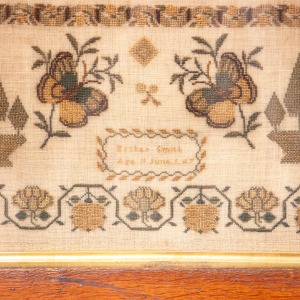 19th Century Fine Needlework Sampler