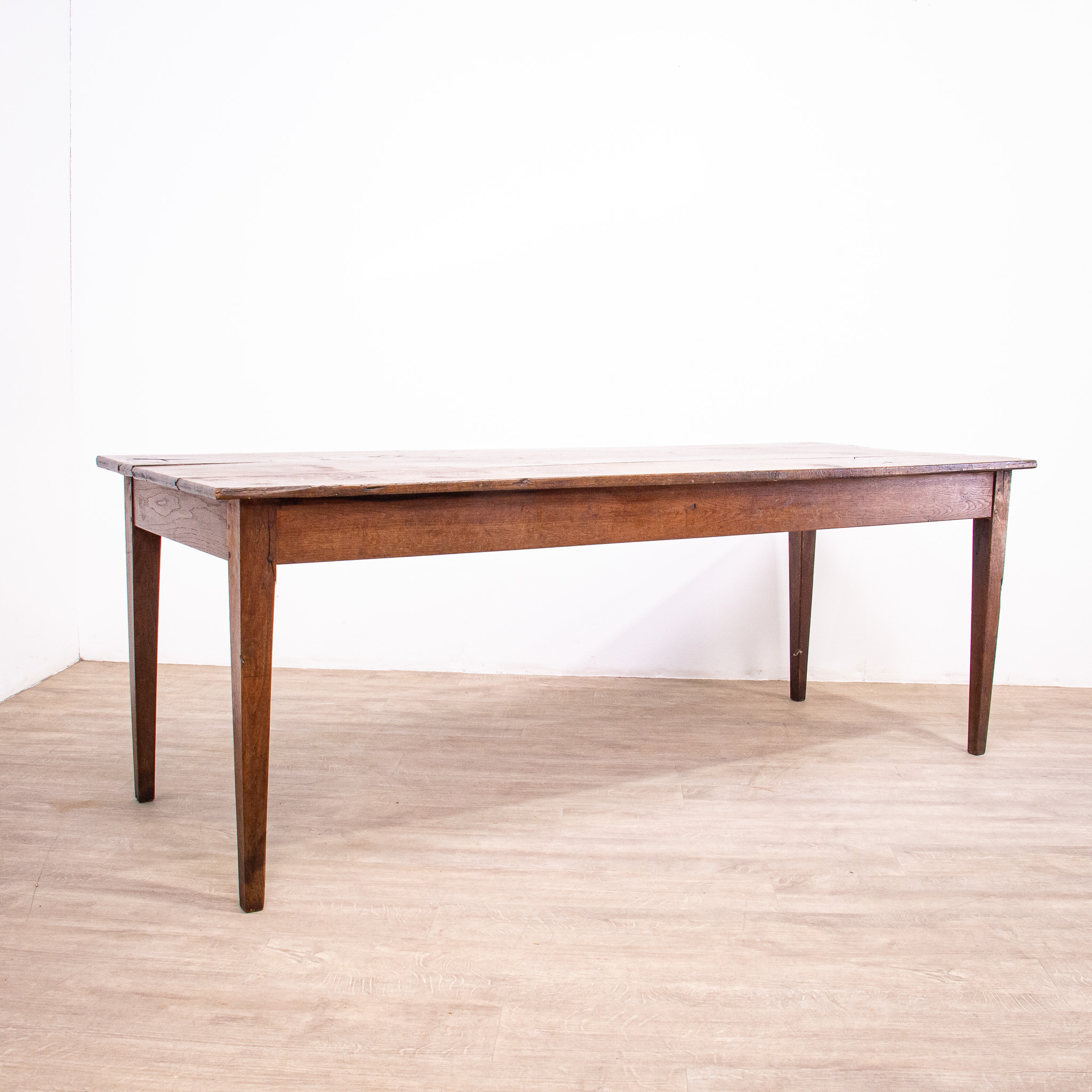 Large Oak 19th Century Farmhouse Table
