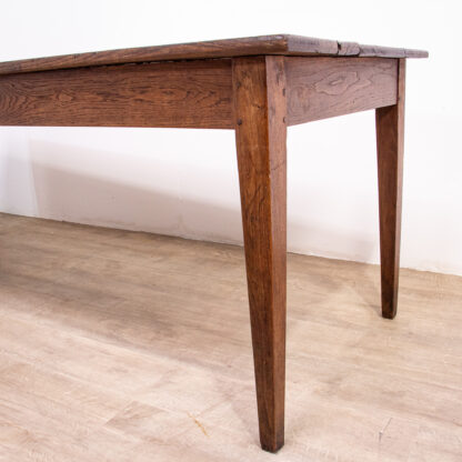 Large Oak 19th Century Farmhouse Table - Image 7