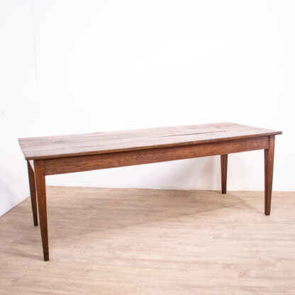 Large Oak 19th Century Farmhouse Table - Image 4