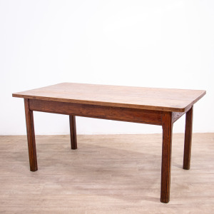 Country Farmhouse Oak Table with Drawer