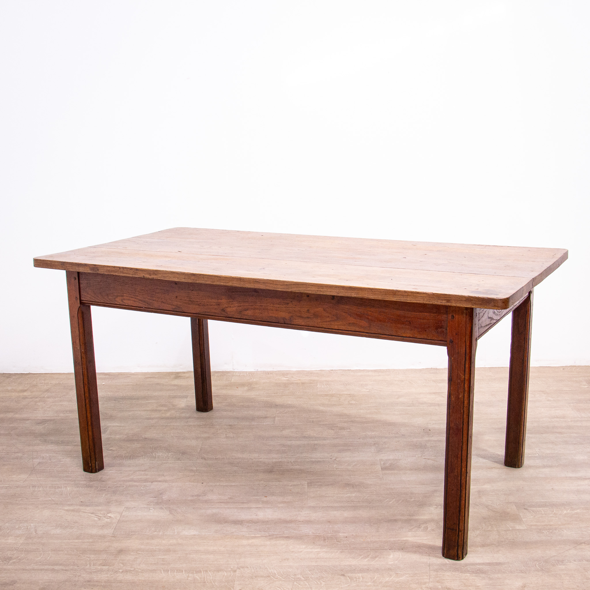 Country Farmhouse Oak Table with Drawer