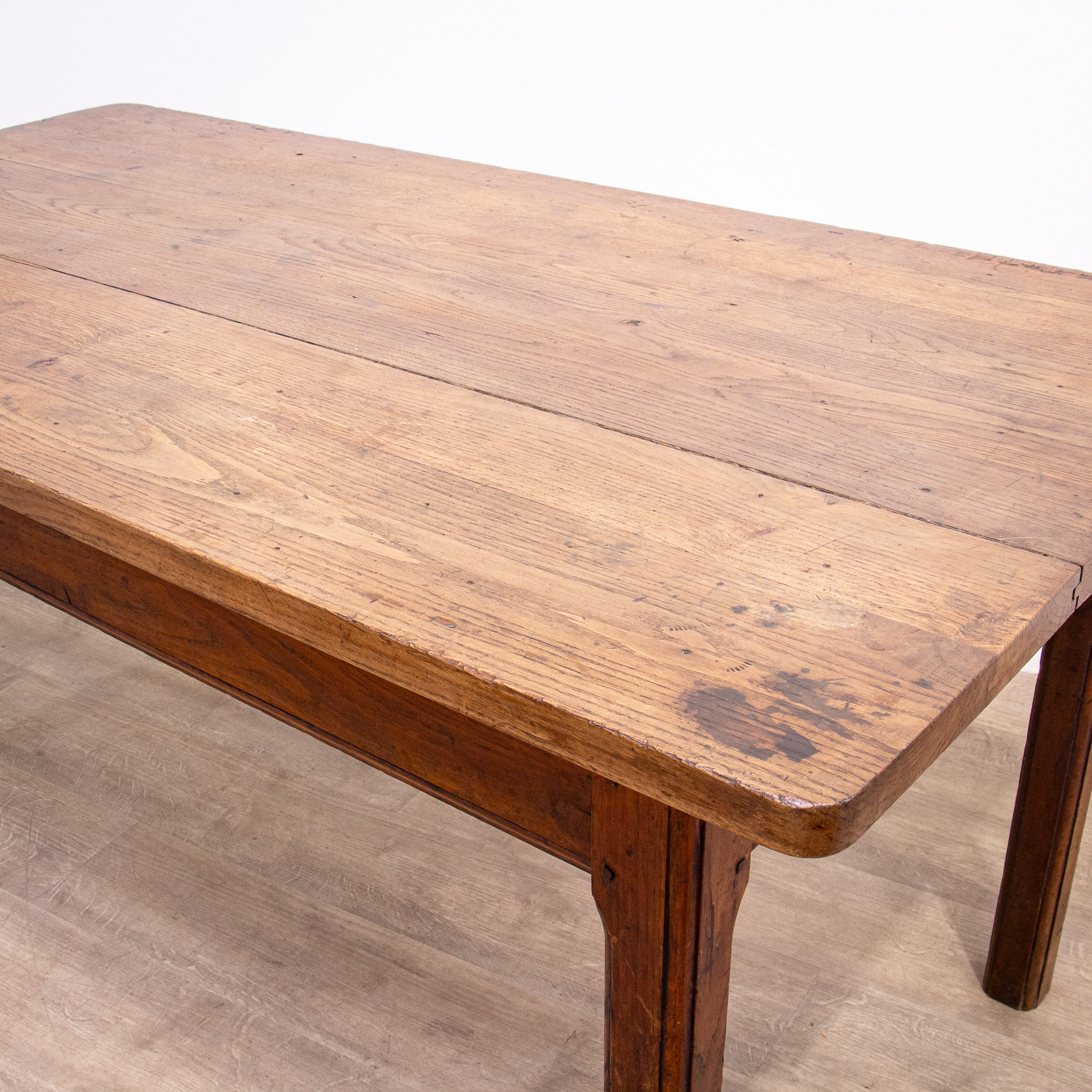 Country Farmhouse Oak Table with Drawer