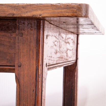 Country Farmhouse Oak Table with Drawer - Image 5