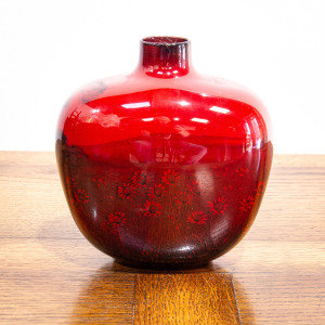 Royal Doulton Flambe Flagon Vase