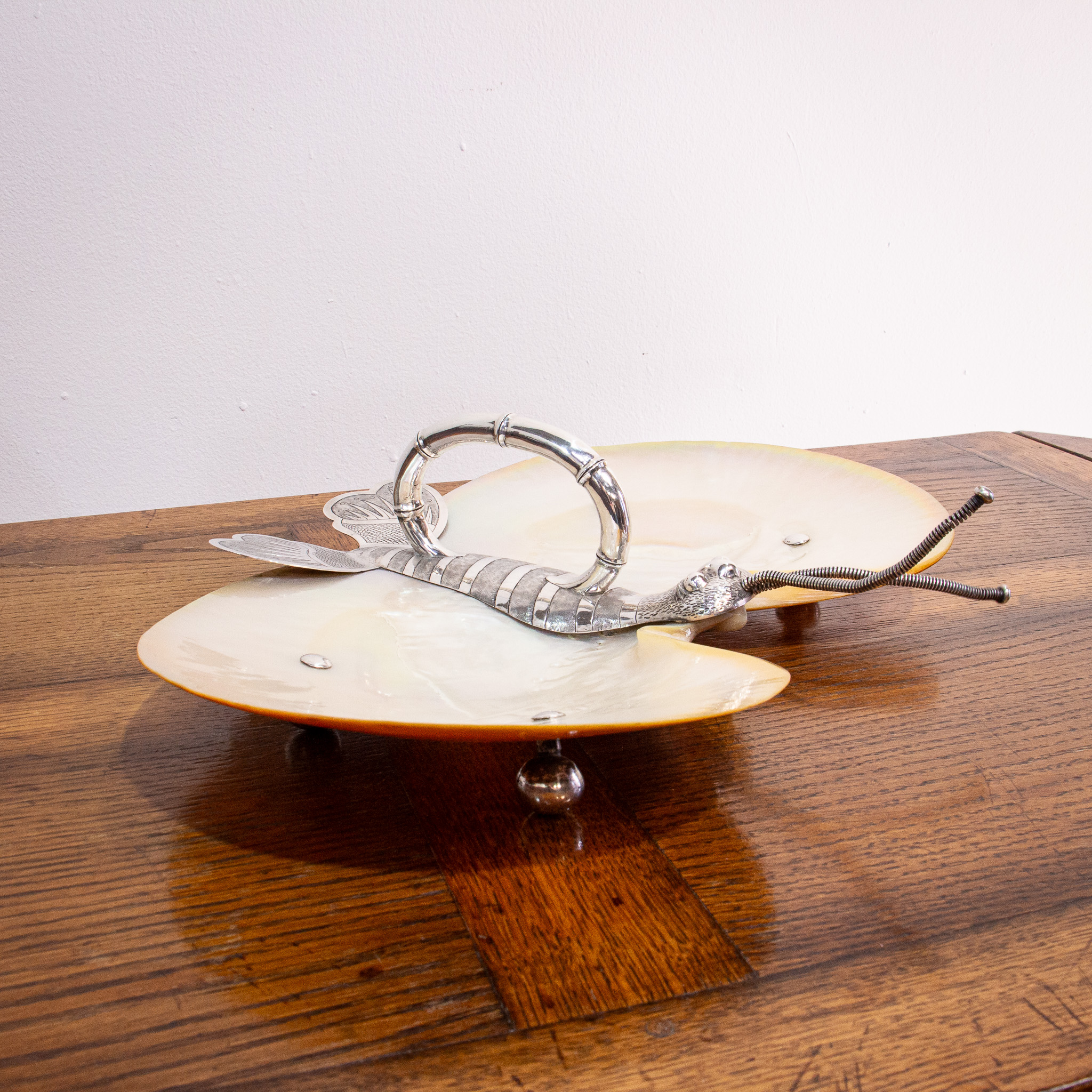 Unusual Indonesian Silver Dish