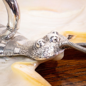 Unusual Indonesian Silver Dish