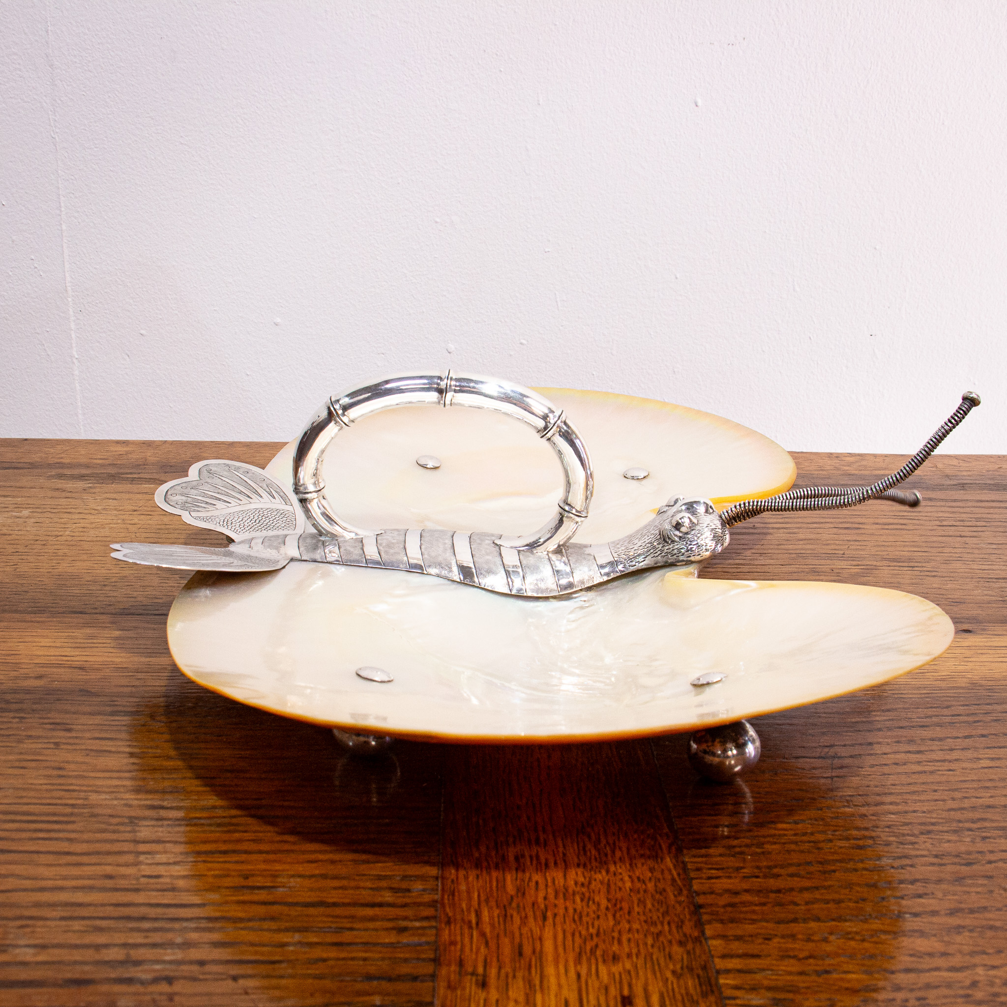 Unusual Indonesian Silver Dish