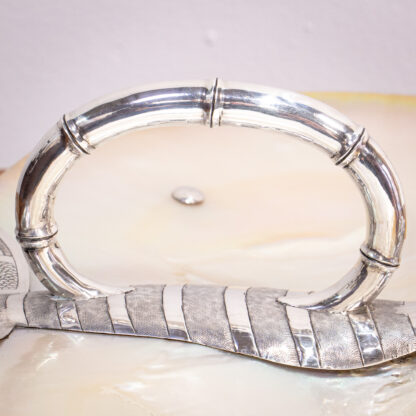 Unusual Indonesian Silver Dish - Image 8