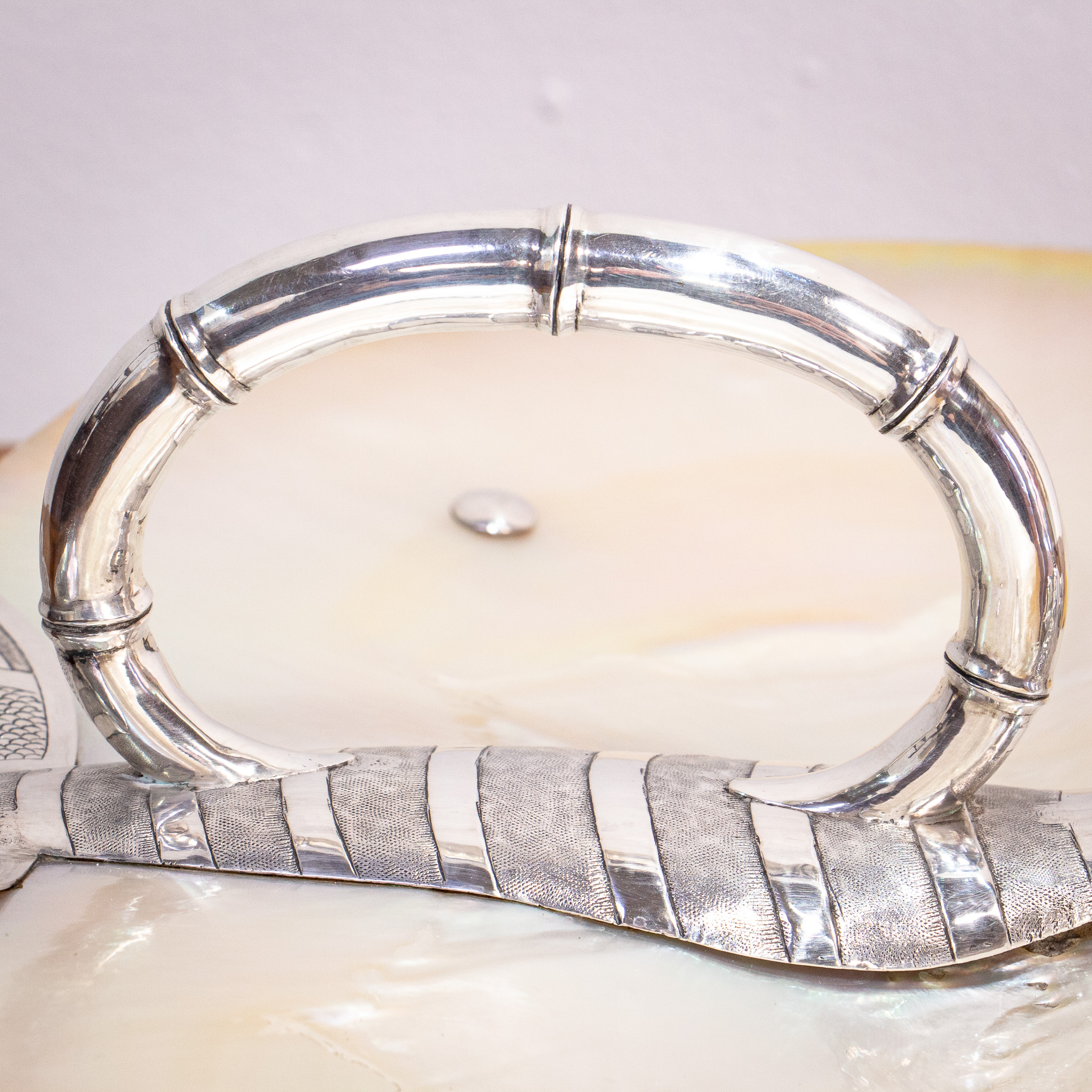 Unusual Indonesian Silver Dish