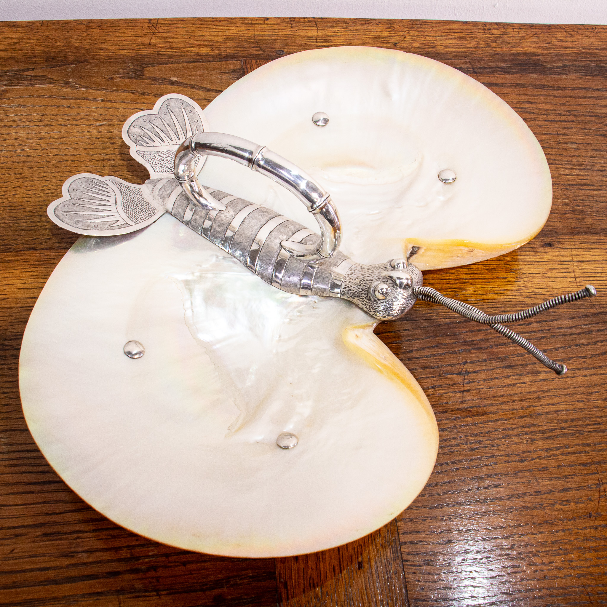 Unusual Indonesian Silver Dish
